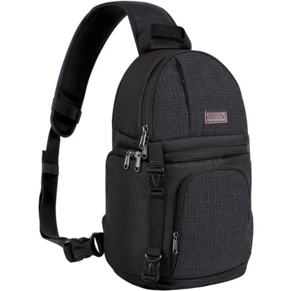 Camera Case Shockproof Backpack with Tripod Holder, Black
